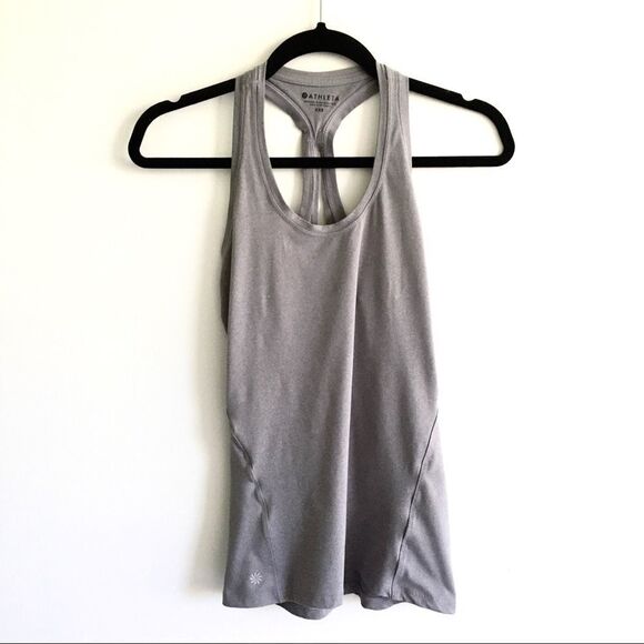 ATHLETA Limitless Sleeveless Keyhole Tank Top Grey XXS - Picture 2 of 4